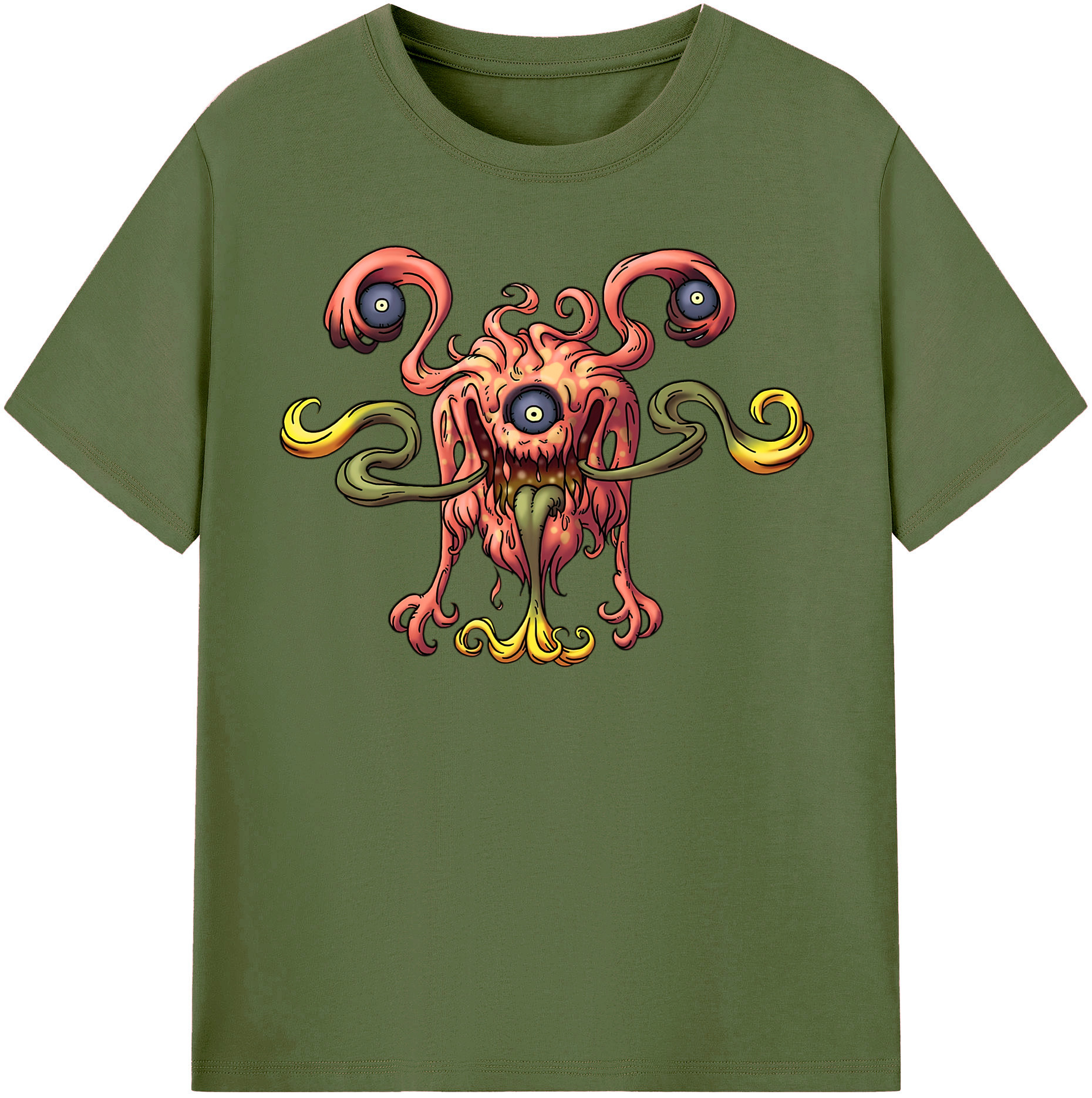 （画像用） ドラゴンクエスト Doragon Kuesuto Dragon Quest 綿100％半袖Tシャツ（フロントプリント）